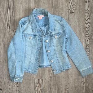 Squeeze Denim Girls L Blue Sequin Jacket